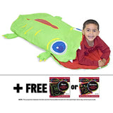 Melissa & Doug Augie Alligator Sleeping Bag: Sunny Patch Series + FREE Scratch Art Mini-Pad Bundle