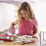 Melissa & Doug Flip and Serve Pancake Set with Slice and Bake Cookie Set – Wooden