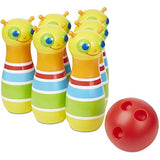 Melissa & Doug Giddy Buggy Bowling Set: Sunny Patch Outdoor Play Series & 1 Scratch Art Mini-Pad Bundle (06685)