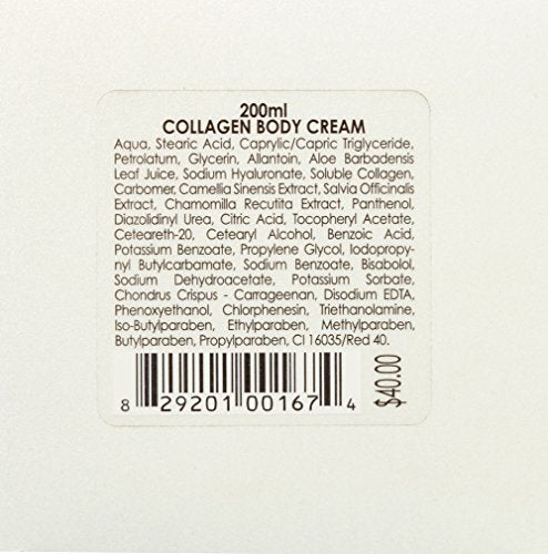 Elizabeth Grant Collagen Body Cream 200ml