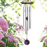 Woodstock Chimes WYBRM The Original Guaranteed Musically Tuned Wind Chime, Amethyst