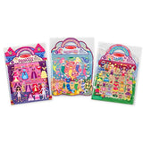 Melissa & Doug Puffy Sticker Bundle - Princess, Mermaid and Fairy