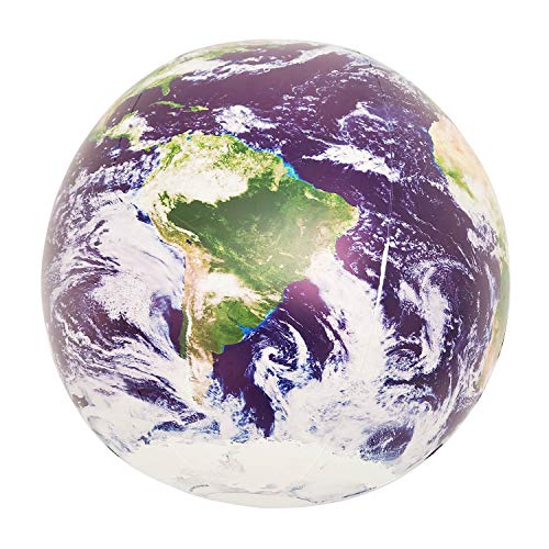 Jet Creations 16 inch NASA imagery Inflatable Earth Globe, View from Space, Great Toys for 6+ years old Kids Boys Girls and Adults, Learning Educational Party Decorations and Favors , GTO-16AEG