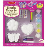 Melissa & Doug Favorite Things Set Decorate-Your-Own Kit & 1 Scratch Art Mini-Pad Bundle (09534)