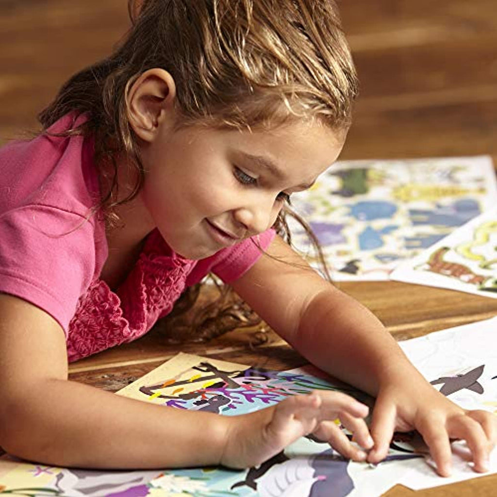 Melissa & Doug Vehicles and Habitats Reusable Bundle Sticker Pad