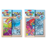 Melissa & Doug Stained Glass Made Easy Activity Kits Set - Rainbow Garden and Princess