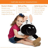 Melissa & Doug Cuddle Zebra Jumbo Plush Stuffed Animal with Activity Card