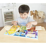 Melissa & Doug Latches Wooden Activity Board With Basic Skills Board
