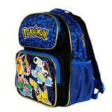 New Arrive 2015 Pokemon Pikachu Black & Blue 12 School Backpack