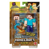 Minecraft 3.25-in Comic Maker Steve Figure, Accessories, and Free Comic Book App, Activity Toy for Boys and Girls Ages 6 and Older, Based on Minecraft Video Game