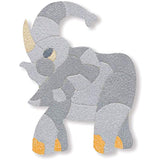 Melissa & Doug Jungle: Mess-Free Sand-Textured Jumbo Foam Stickers + 1 Scratch Art Mini-Pad Bundle