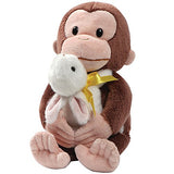 GUND Curious George with Bunny Stuffed Animal Plush, 10"