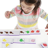 Guidecraft Jumbo Texture Food Dominoes Set - Kids Learning & Educational Toy