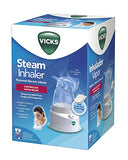 Vicks Personal Steam Inhaler, V1200, Face Steamer or Inhaler with Soft Face Mask for Targeted Steam Relief, Aids with Sinus Problems, Congestion, Cough, Use With soothing Menthol Vicks VapoPads