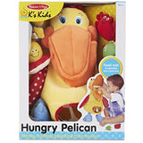K's Kids Hungry Pelican Plush + 1 Free Pair of Baby Socks Bundle [91541]