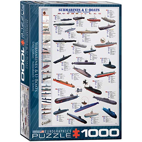 EuroGraphics Submarines and U Boats 1000 Piece Puzzle