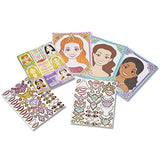Melissa & Doug - The Ultimate Princess Bundle - Includes Make - a - face Pricess kit, Princess & Fairy Jumbo coloring pad, Princess Puffy Sticker Playset, and Water Wow! Fairy Tale