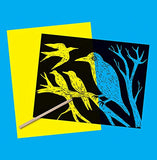 Melissa & Doug Scratch Art Clear-Scratch Film Sheets - 30 Black-Coated Sheets