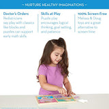 Melissa & Doug Natural Play Wooden Puzzle: Little Princesses