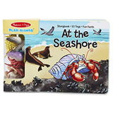 Melissa & Doug, Children’s Book - Play-Alongs: at The Seashore (10 Pages, 10 Sea Creature Toys)
