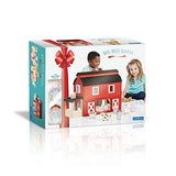 Guidecraft Big Wooden Red Barn With Play Characters and Animals Play Figures