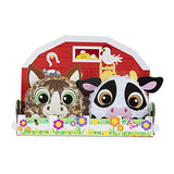 Melissa & Doug Shake It! Farm Animals Beginner Craft Kit - Confetti-Covered Cow and Horse (4 x 1.5 Each)