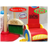 Melissa & Doug Wooden Let's Play House! Dust, Sweep, Mop & Vacuum Up Cleaning Playsets Exclusive "Matty's Toy Stop" Deluxe Gift Set Bundle - 2 Pack