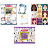 Melissa & Doug Sticker and Drawing Activity Books Set, 3-Pack