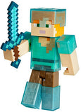 Minecraft Alex In Diamond Armor Figure