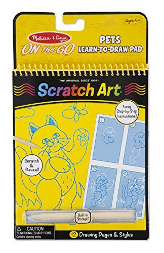 Melissa & Doug Drawing Book - Learn To Draw Animals