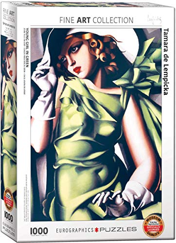 EuroGraphics Young Girl in Green by Tamara de Lempicka 1000 Piece Puzzle