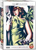 EuroGraphics Young Girl in Green by Tamara de Lempicka 1000 Piece Puzzle