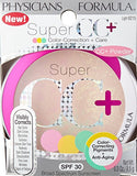 Physicians Formula Super CC Color-Correction + Care Pressed Powder, Light, 0.30 Ounces, SPF 30
