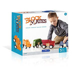 Guidecraft Block Mates - Construction Vehicles, Learning & Educational Toy for Kids