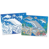 Melissa & Doug Foil Coloring Pad 2-Pack (Animals, Playtime Favorites)