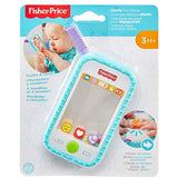 Fisher-Price #Selfie Fun Phone, Baby Rattle, Mirror and Teething Toy, Multi-Colored, 10"