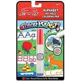 Melissa & Doug On the Go ColorBlast No Mess Alphabet Invisible Ink Coloring Pad Travel Activity– 24 Pages