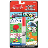 Melissa & Doug On the Go ColorBlast No Mess Alphabet Invisible Ink Coloring Pad Travel Activity– 24 Pages