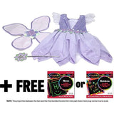 Fairy: Role Play Costume Set + Melissa & Doug Scratch Art Mini-Pad Bundle [47869]