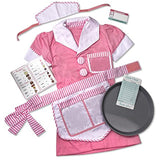 Melissa & Doug Waitress: Role Play Costume Scratch Art Mini-Pad Bundle [47876]