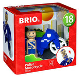 Brio Police Motorcycle Preschool Toy