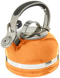 KitchenAid KTEN20SBDO 2.0-Quart Kettle with Full Stainless Steel Handle and Trim Band - Mandarin Orange