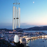 Woodstock Chimes WWSA Windsinger Chimes of Athena, 44 in, Silver