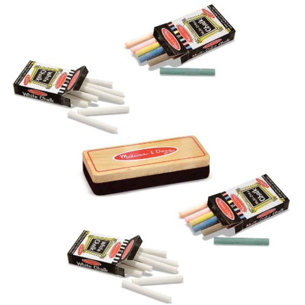 Melissa & Doug Deluxe Eraser and Chalk Bundle