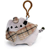 GUND Pusheen Detective Stuffed Plush Backpack Clip, 4.5"