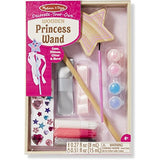 Melissa & Doug Princess Wand: Decorate-Your-Own Kit & 1 Scratch Art Mini-Pad Bundle (08856)