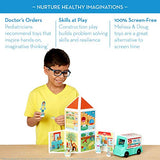 Melissa & Doug Magnetivity Building Play Set – Pet Center with Rescue Vehicle