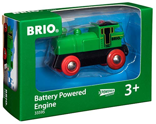 BRIO World - 33595 Battery Powered Engine Train | Toy Train for Kids Ages 3 and Up