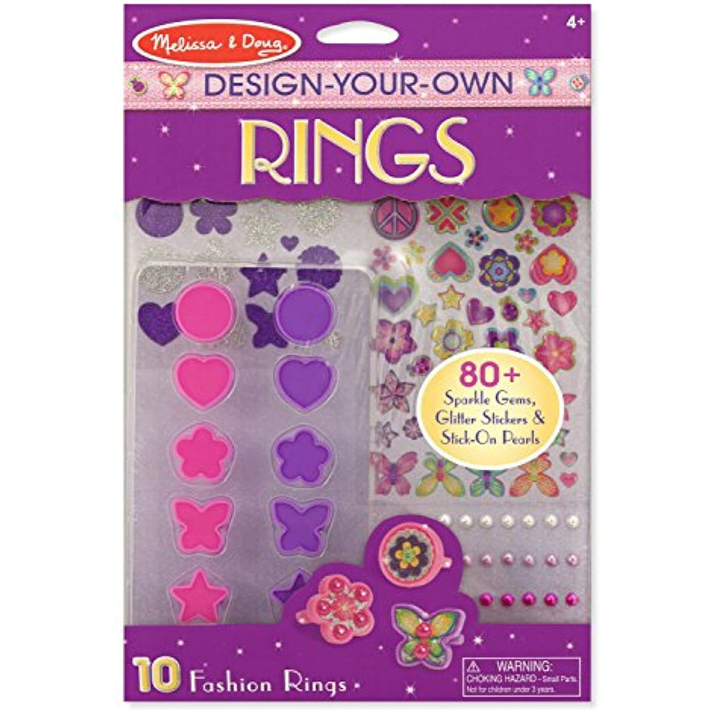Rings: Design-Your-Own Kit + FREE Melissa & Doug Scratch Art Mini-Pad Bundle [94115]
