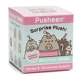 GUND 4061025 Pusheen Cat Holiday Surprise Stuffed Animal Plush Blind Box Series #8: Christmas Sweets, Multicolor, 2.75"